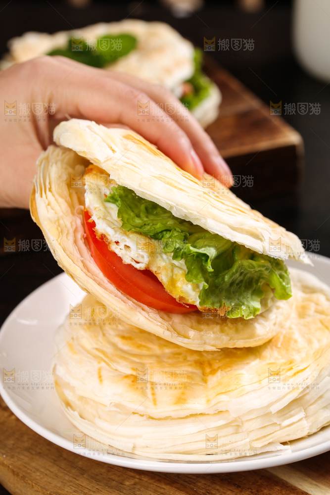 深底上的潼关肉夹馍