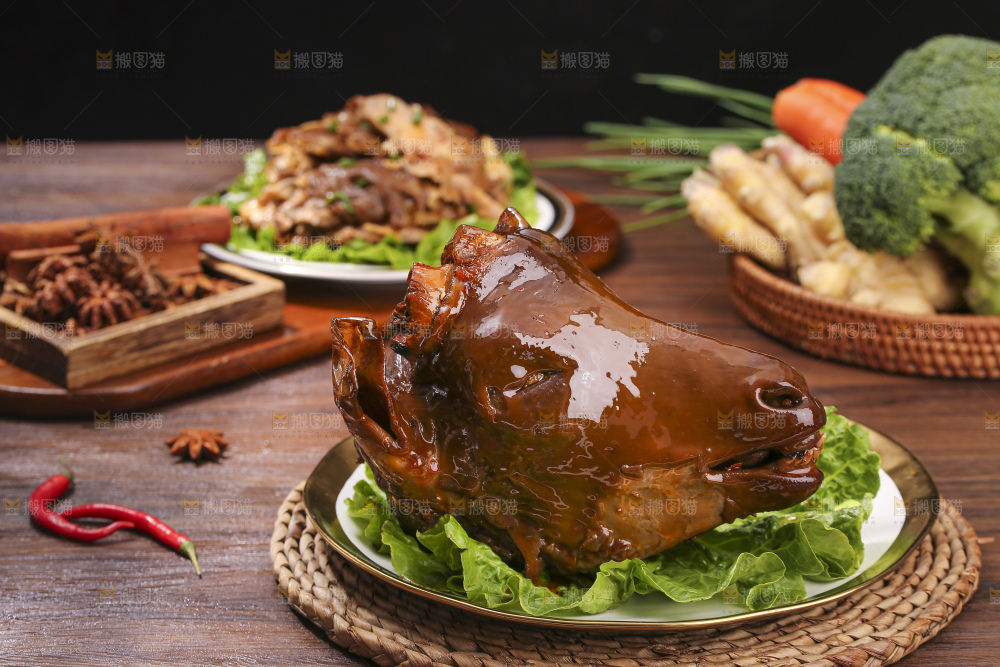 深底上的羊头肉