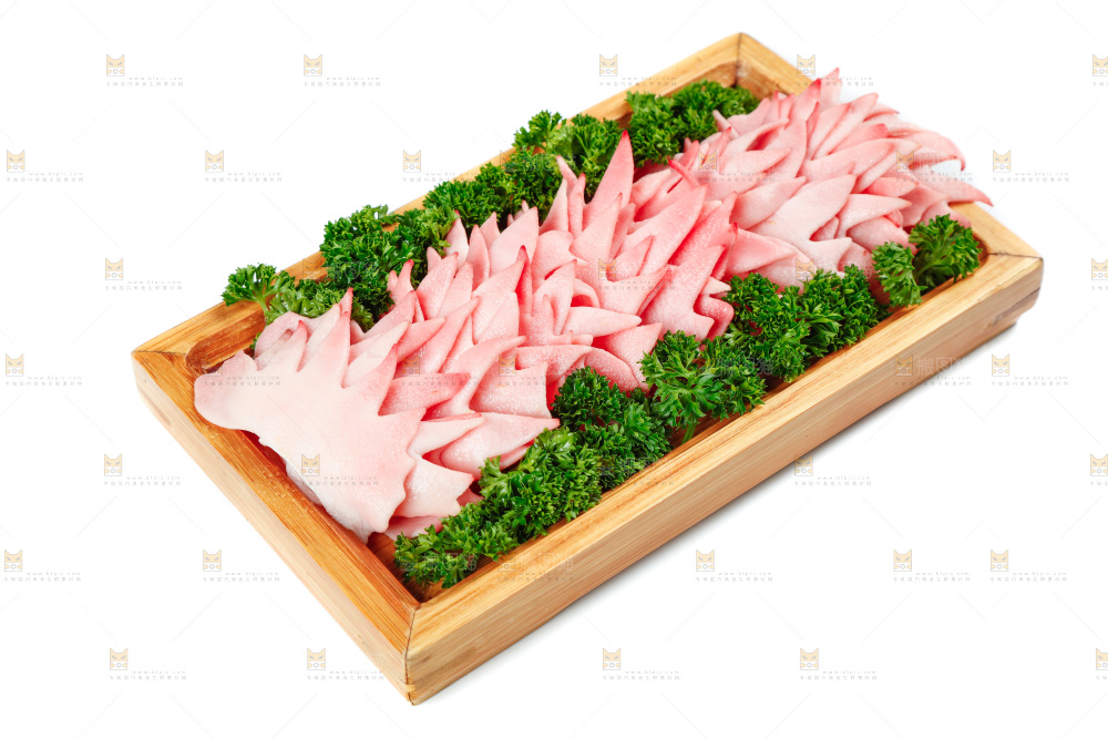 白底上的鸡冠子