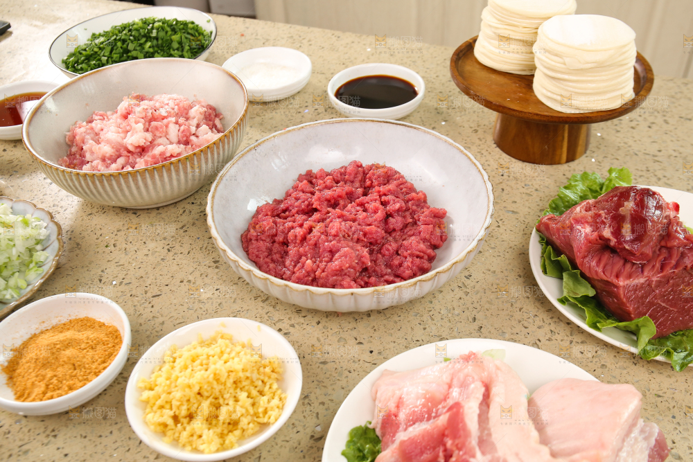 手工牛肉饺子制作