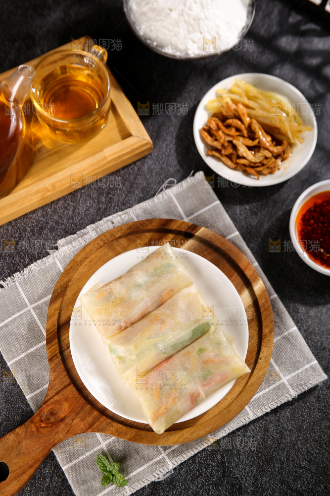 深底上的筋饼卷