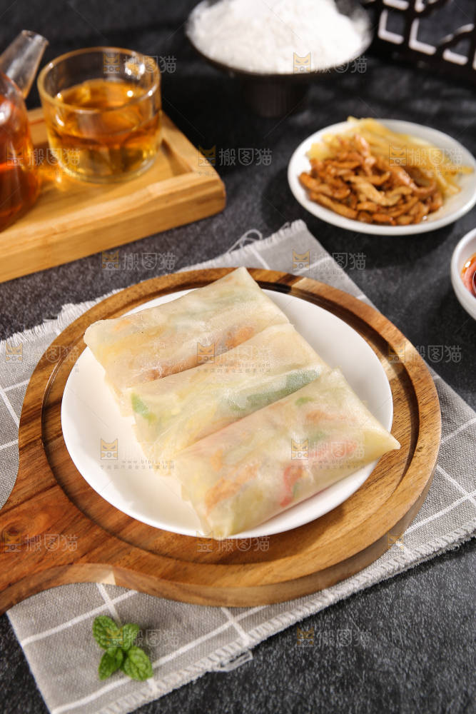 深底上的筋饼卷