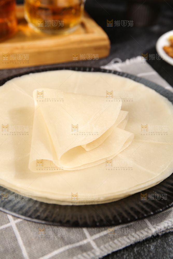深底上的筋饼皮