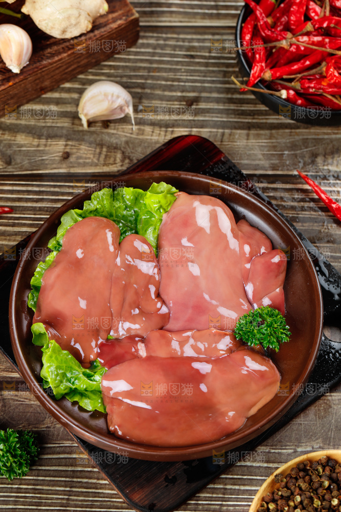 深底上的鸡肝