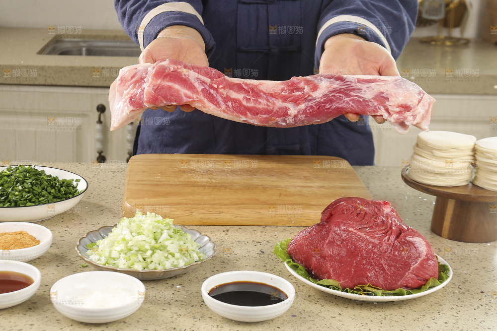 手工牛肉饺子制作