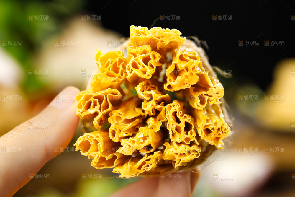 木底上摆放着豆皮