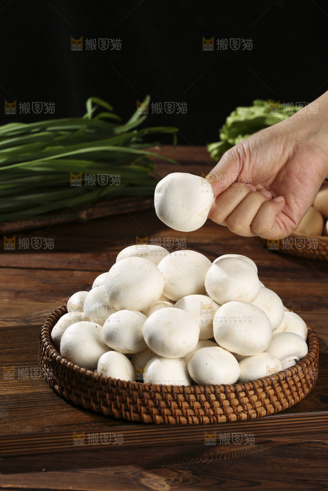 木底上的口蘑