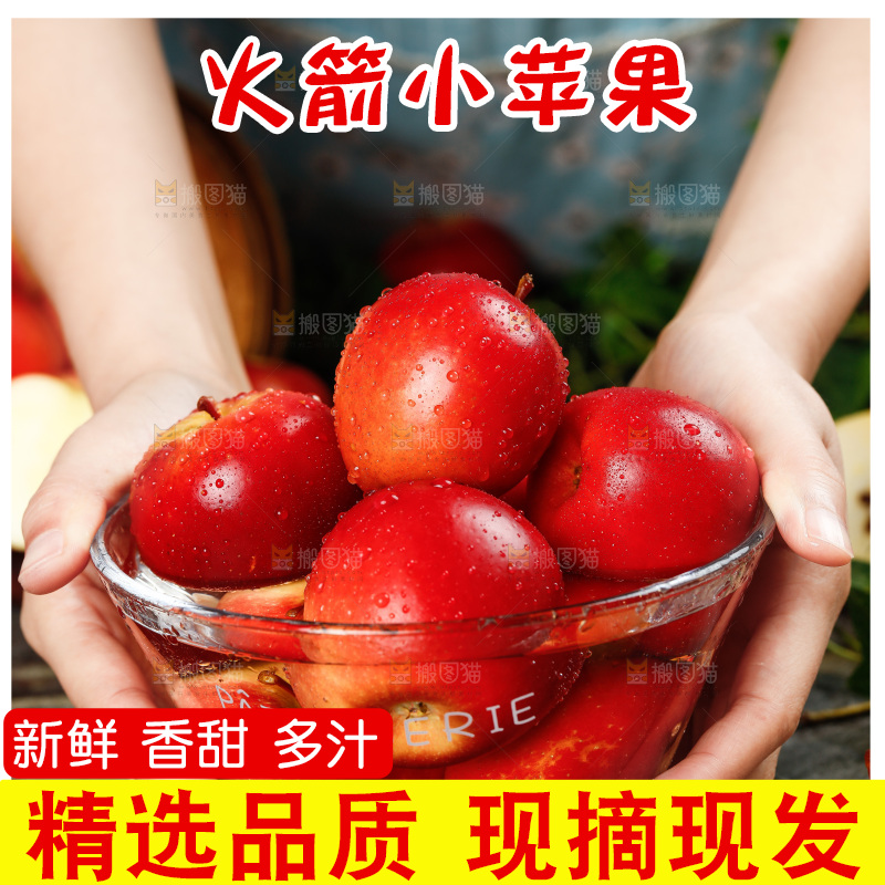 手上捧着一碗新西兰火箭苹果