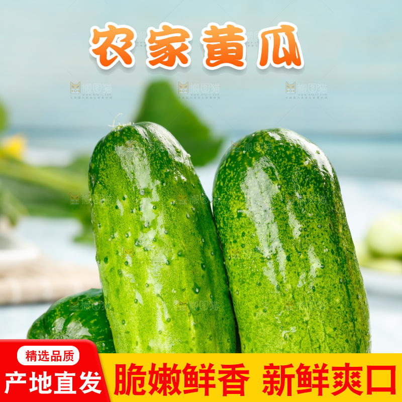 碟子里放着黄瓜