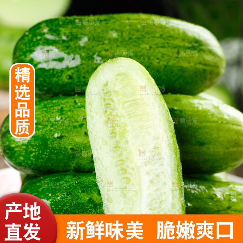 盘子里放着黄瓜