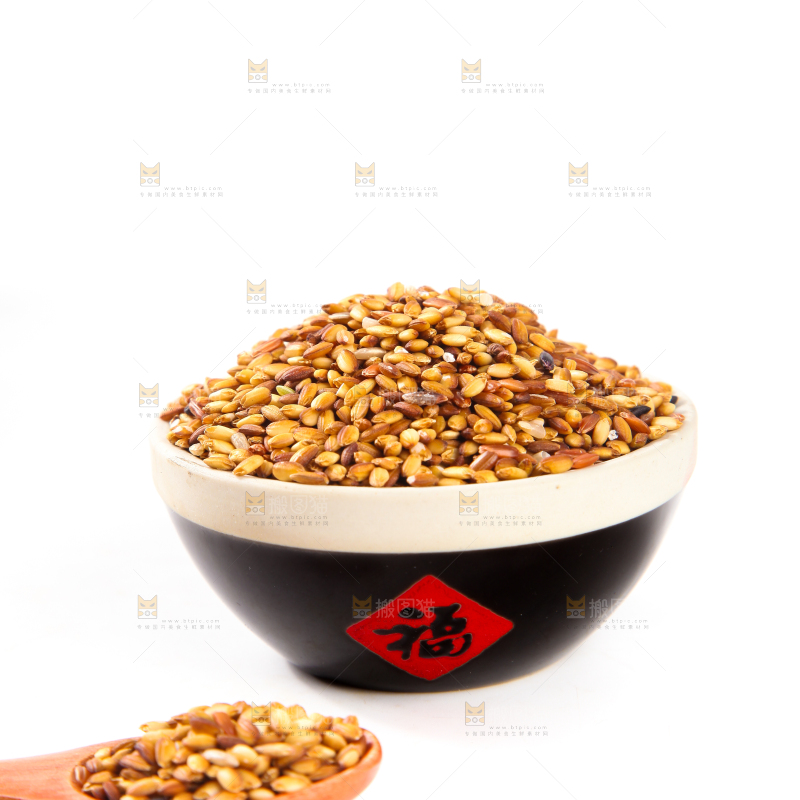 白底上的黄香米