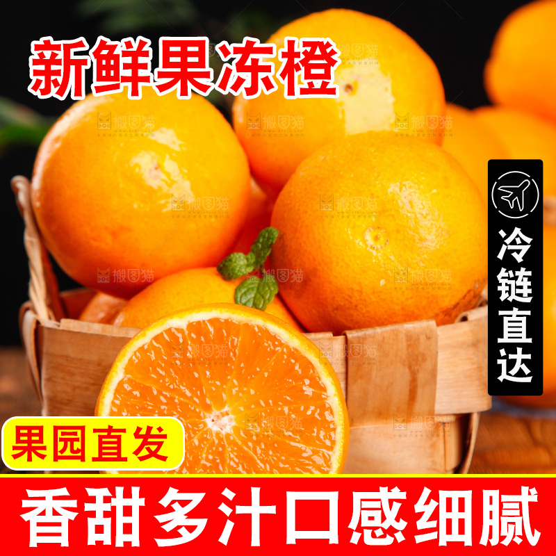 篮子里放着橙子