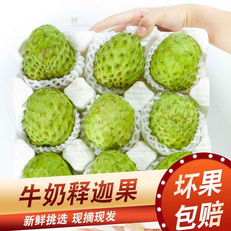 手里端着释迦果