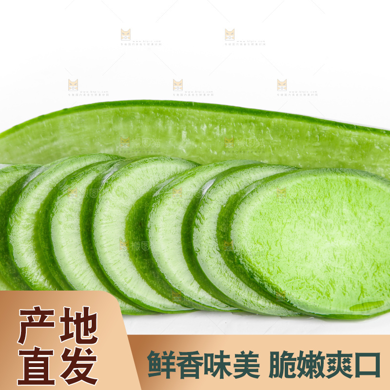 白底上摆放着绿心萝卜