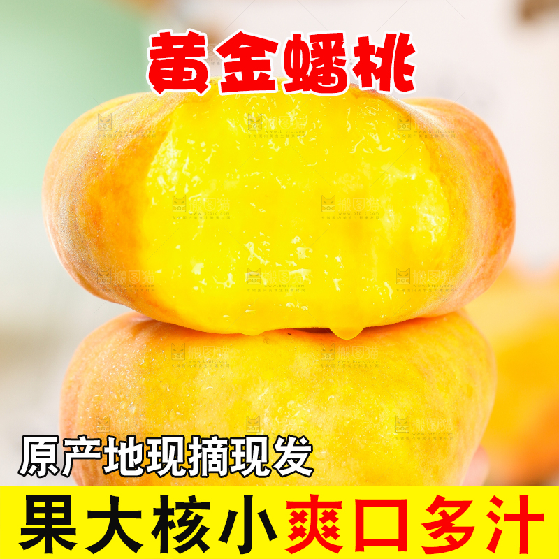 手拿黄金毛蟠桃