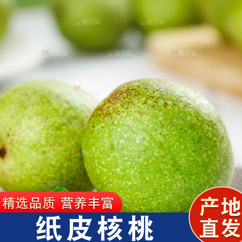 浅底上的青皮核桃