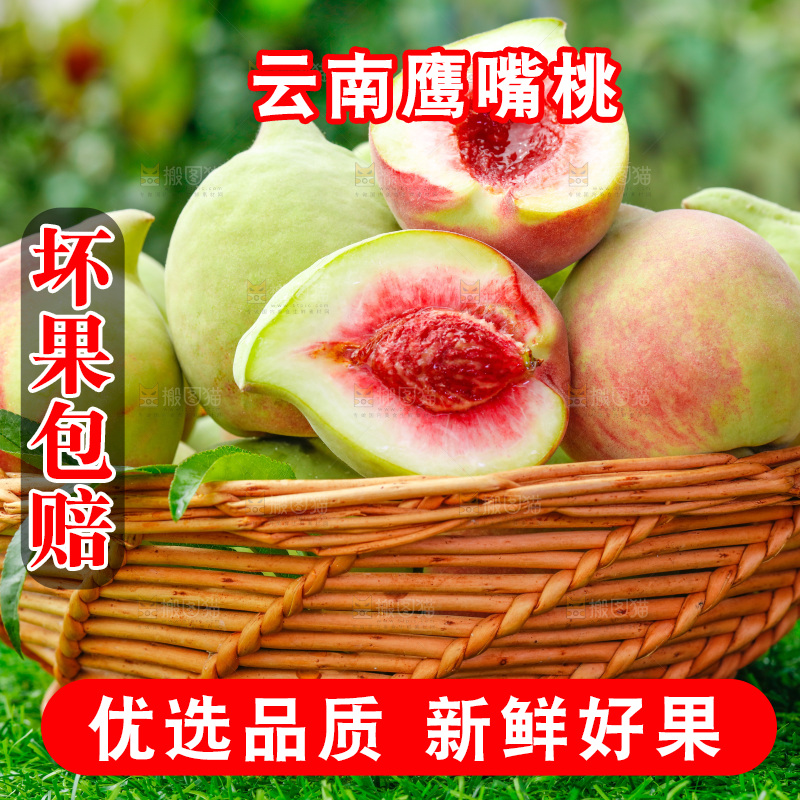 草地上的鹰嘴桃