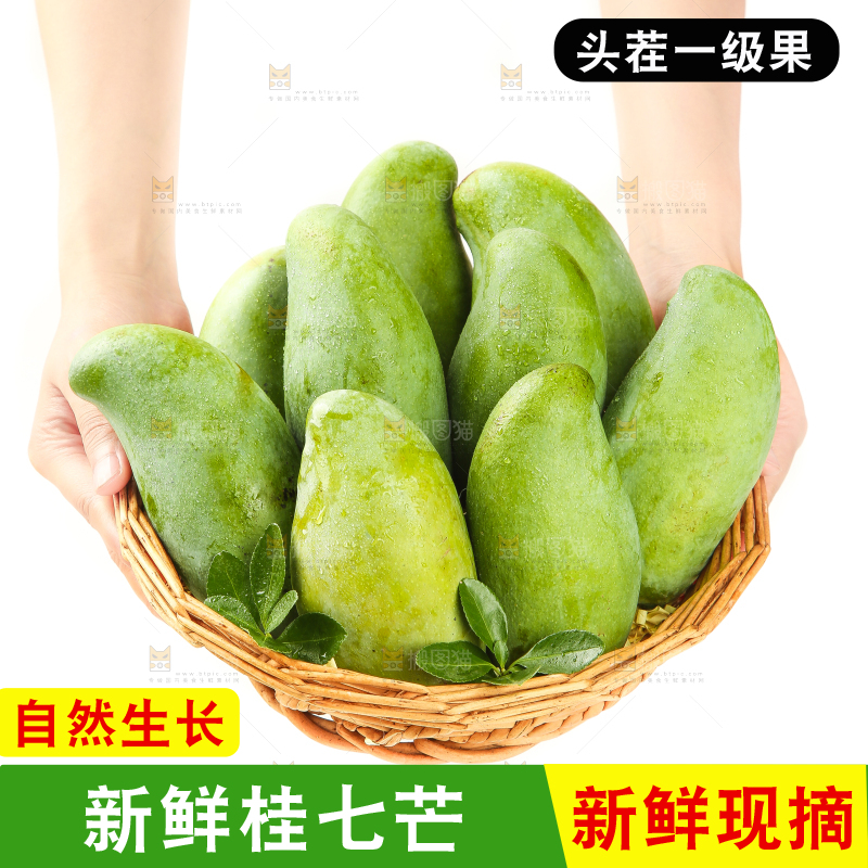 手端一筐桂七芒果