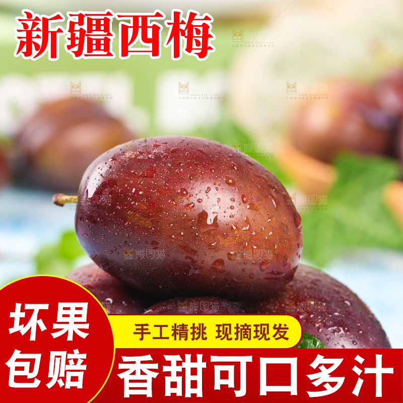 石板上的西梅