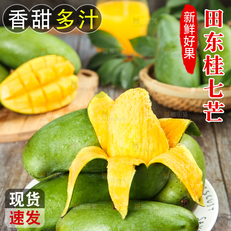 木底上放着一盘桂七芒