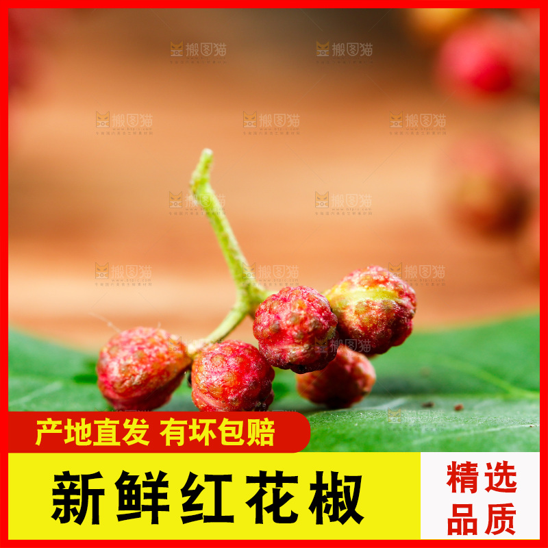 木底上的大红袍花椒