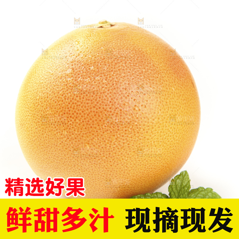 白底上的红心葡萄柚