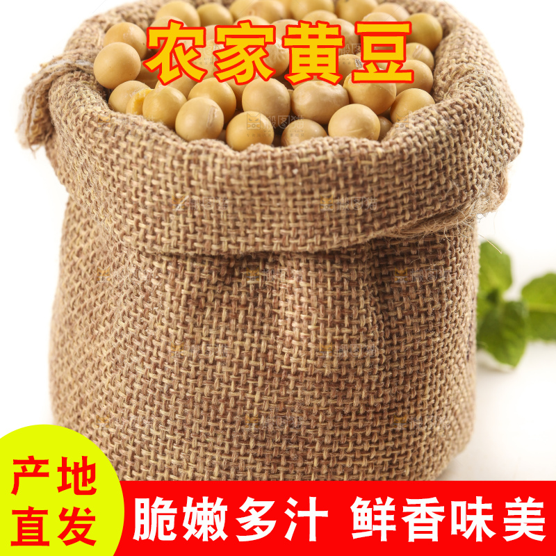 袋子里的黄豆粒
