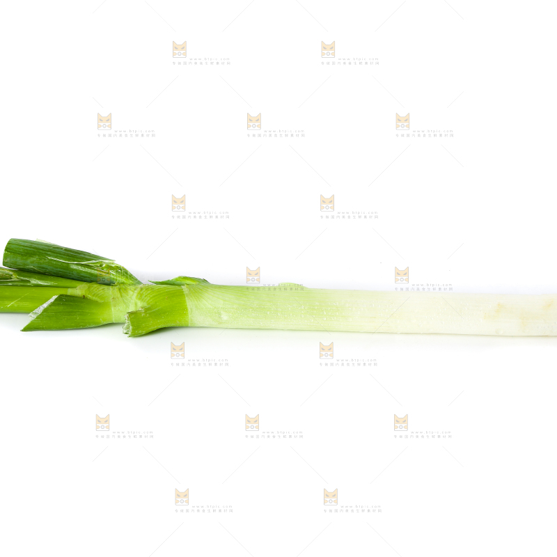 白底上的铁杆大葱