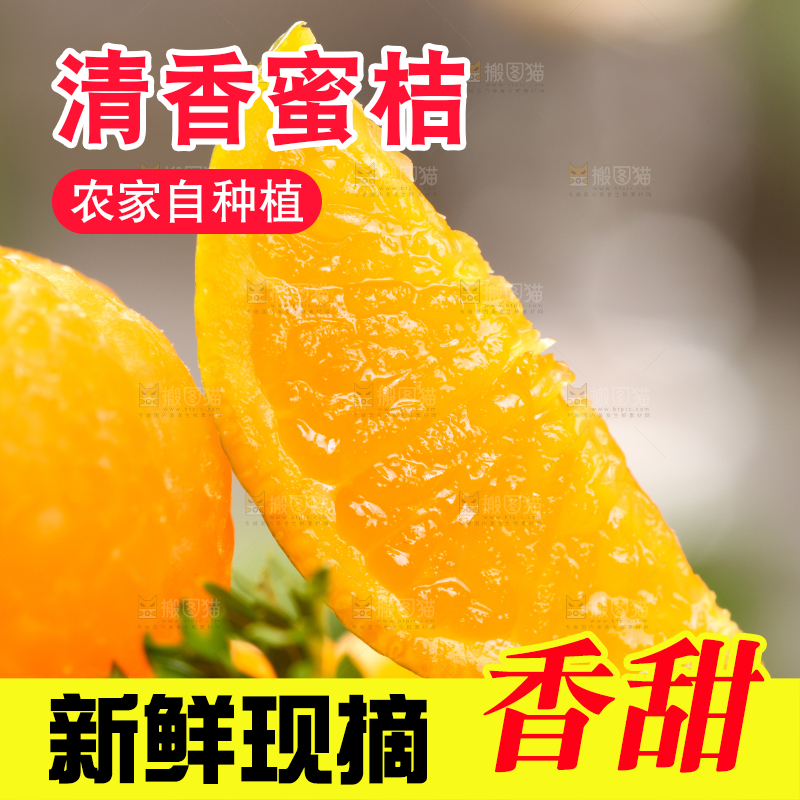 浅底上的广西清香蜜桔