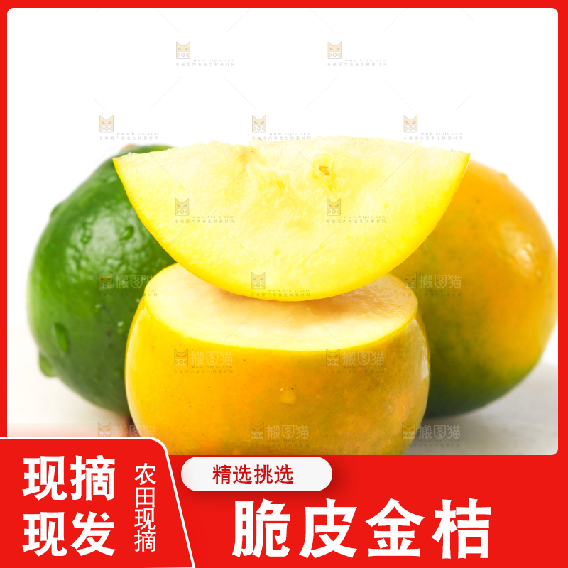浅底上放着小金桔