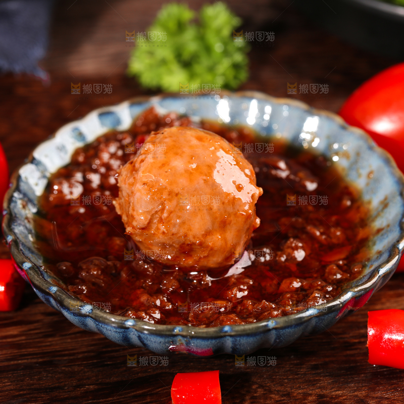 牛肉丸蘸汁
