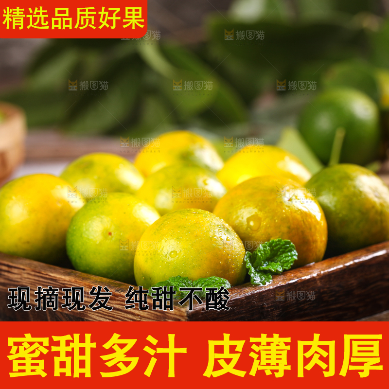 盘子里装着金橘