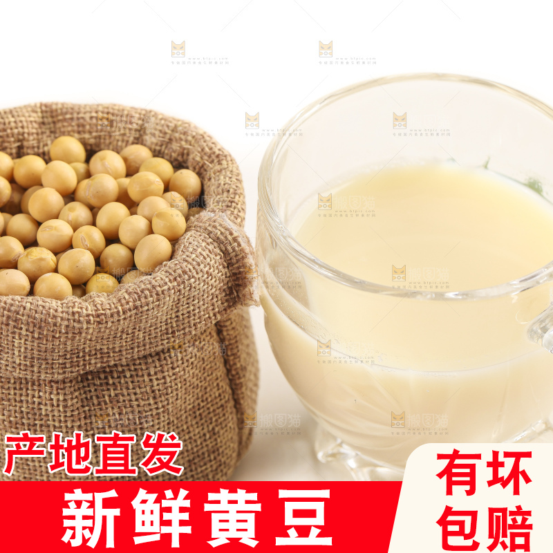 袋子里的黄豆粒