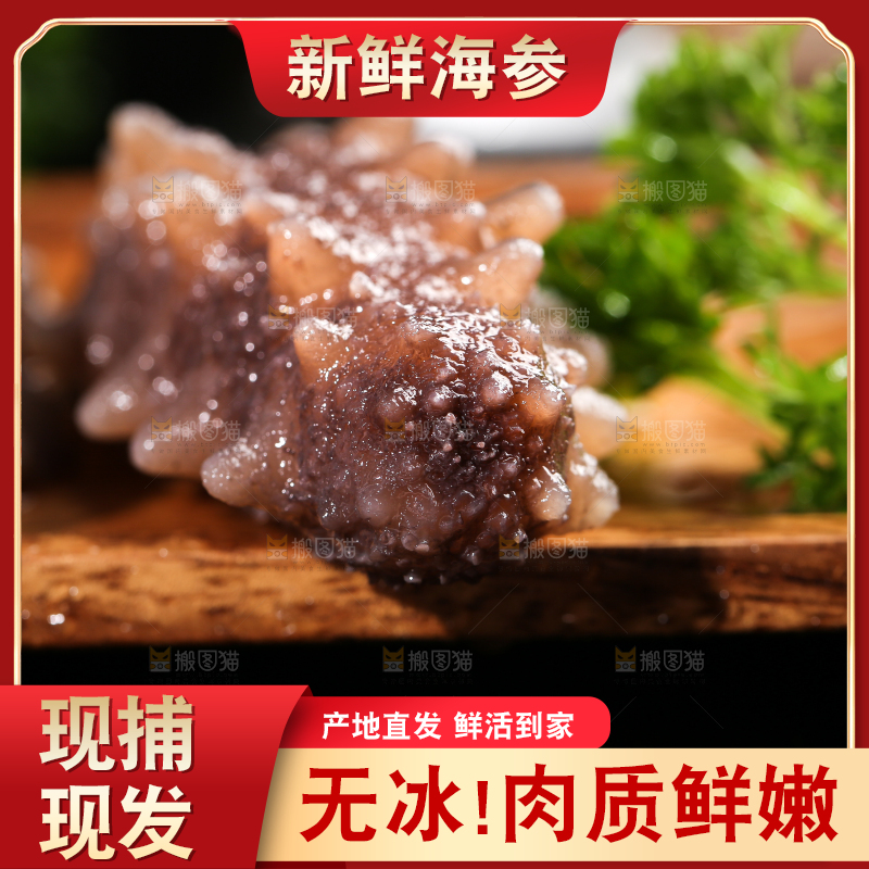 盘子里的海参