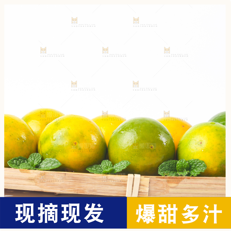 篮子里放着小金桔