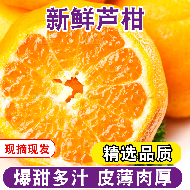 盘子里装着永春芦柑
