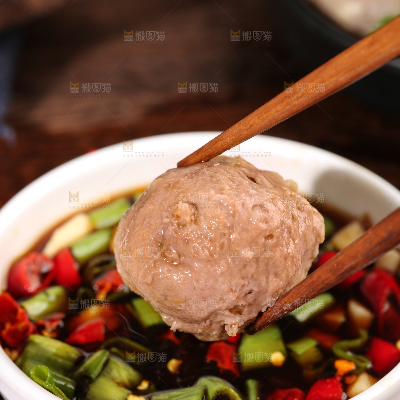牛肉丸蘸汁