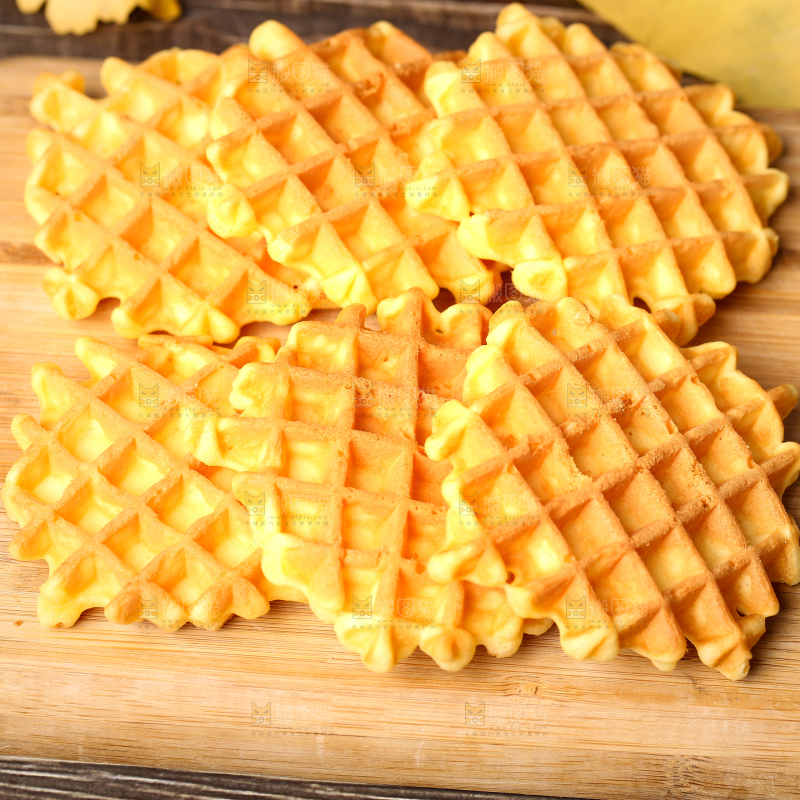 木底上的华夫饼