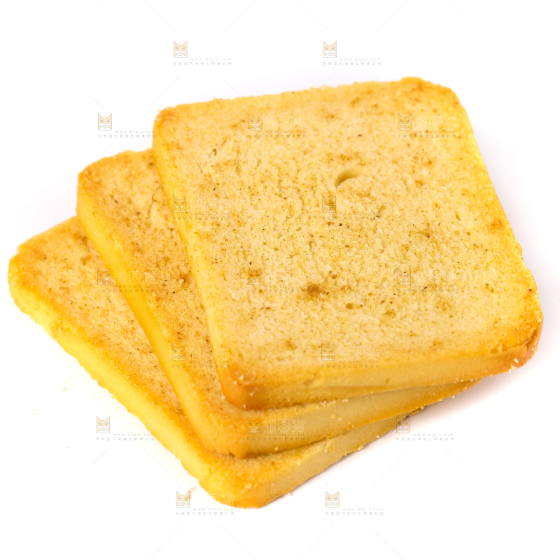 白底上放着原味烤馍