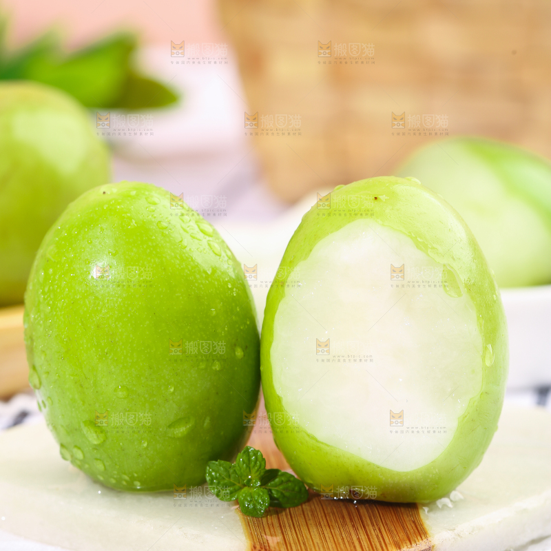石板上的台湾牛奶枣