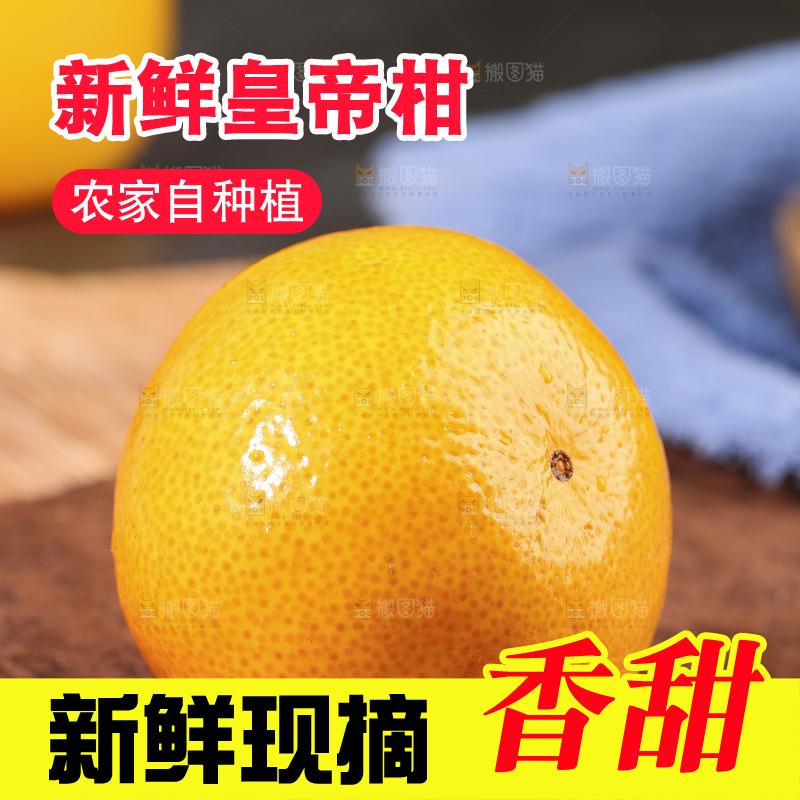 木底上的皇帝柑