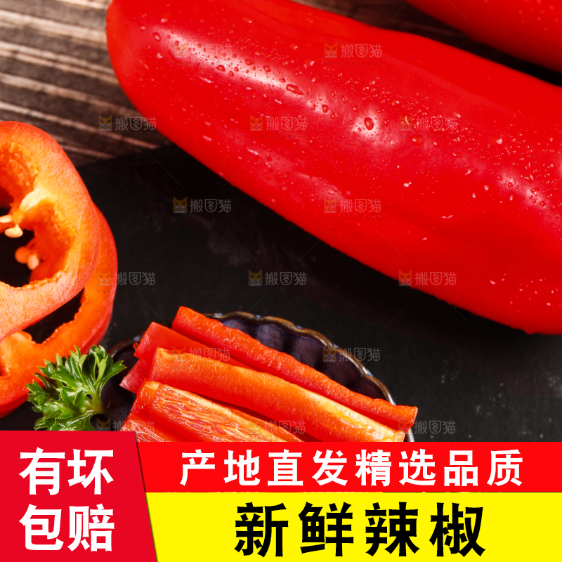 石板上的山东红辣椒