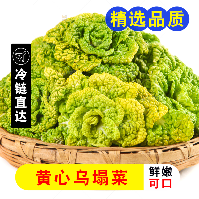 篮子里装着乌塌菜
