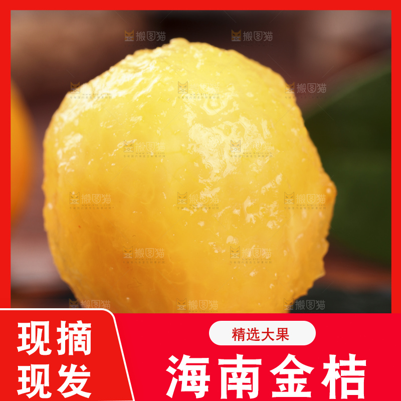 石板上的脆皮金桔