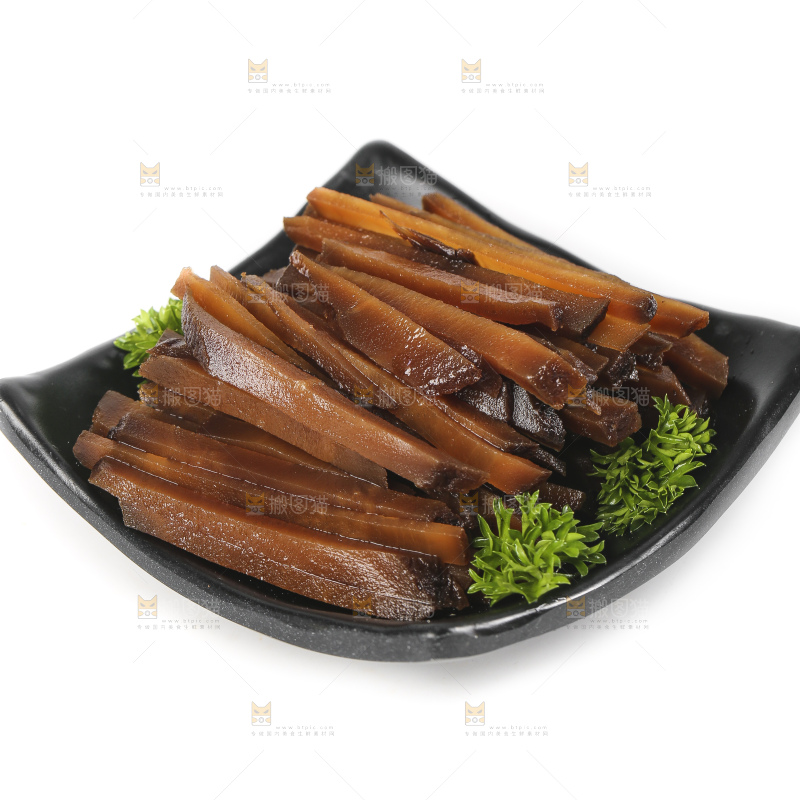 盘子里装着襄阳大头菜