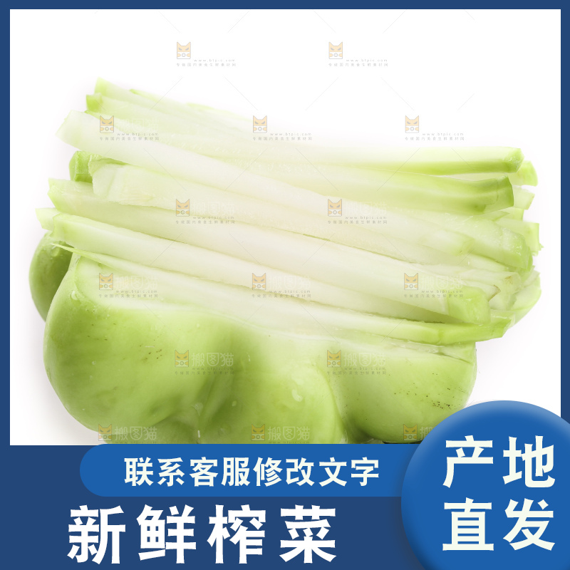 白底上放着芥菜疙瘩