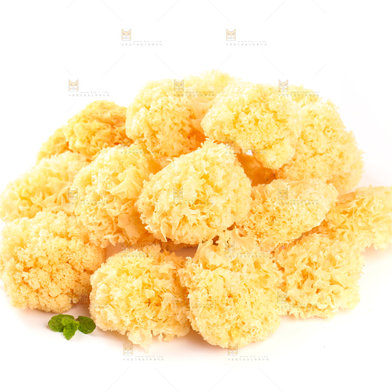 白底上的雪银耳