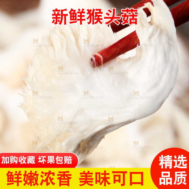 碗里放着东北山猴头菇