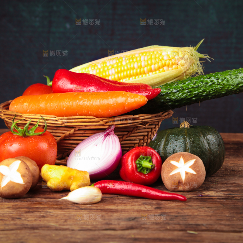 蔬菜背景纹理