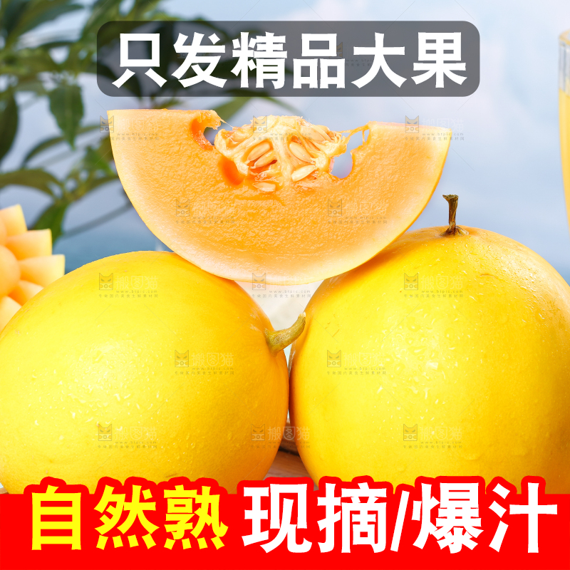 浅底上放着切开的黄河蜜瓜